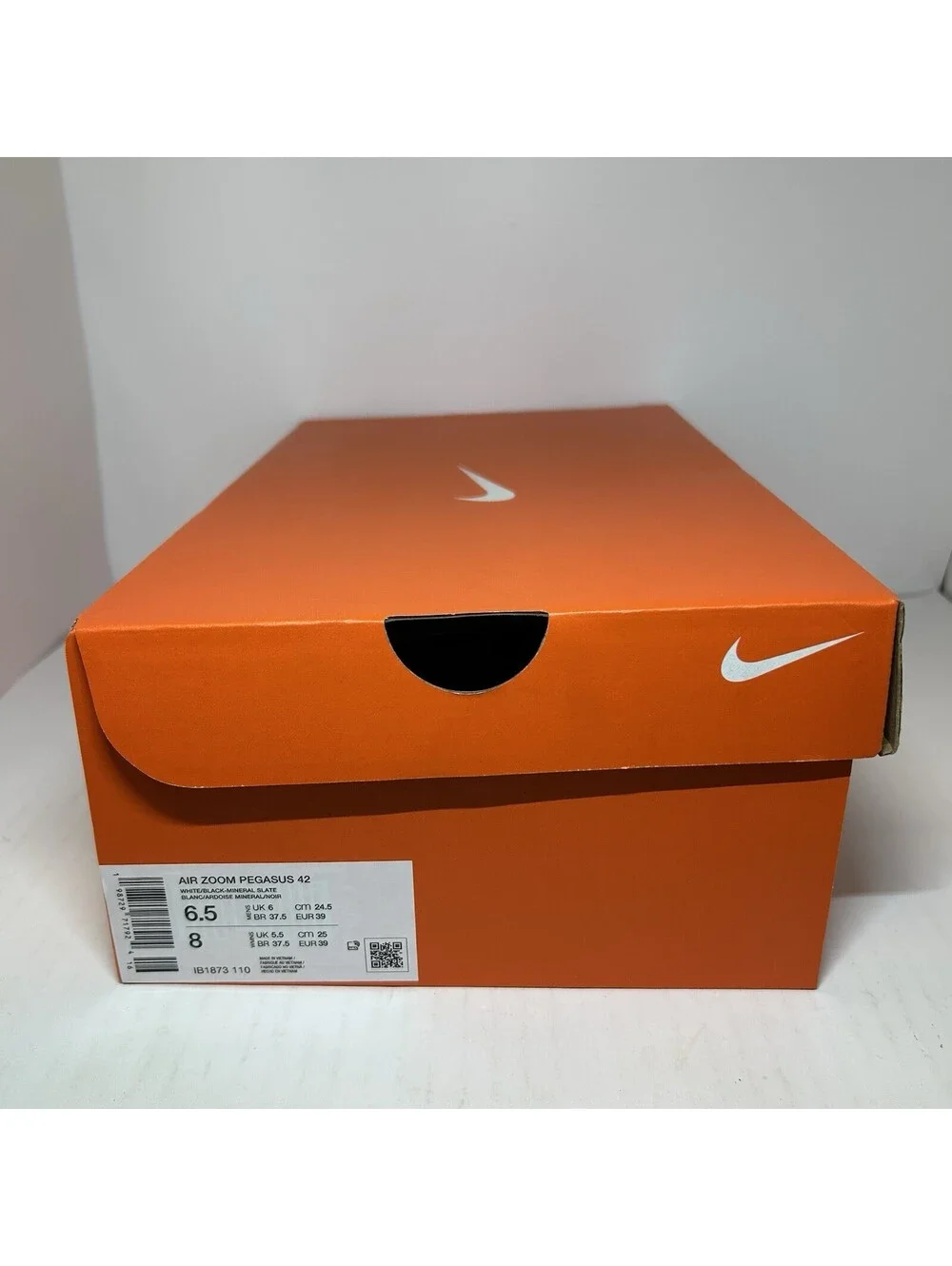 Nike Air Zoom Pegasus 42 White Mineral Slate - Size 6.5 NEW - (IB1873-101)